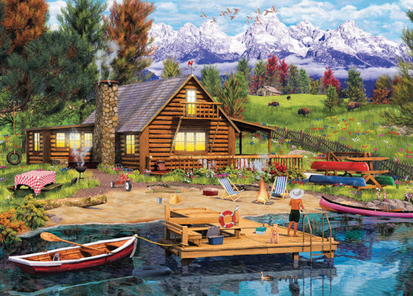 EUROGRAPHICS: Mountain Cabin: 1000 Piece Puzzle