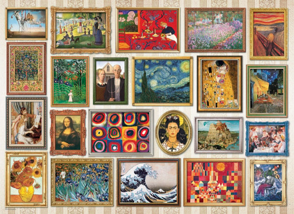 EUROGRAPHICS: Masterpieces: 1000 Piece Puzzle