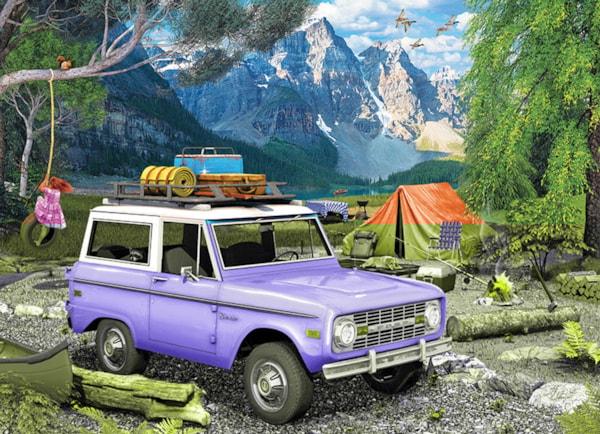 EUROGRAPHIC: Backwoods Bronco: 1000 Piece Puzzle