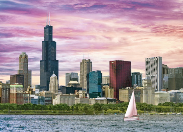EUROGRAPHICS: Chicago Skyline: 1000 Piece Puzzle