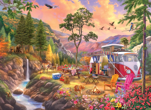 EUROGRAPHICS: Campers Paradise: 1000 Piece Puzzle