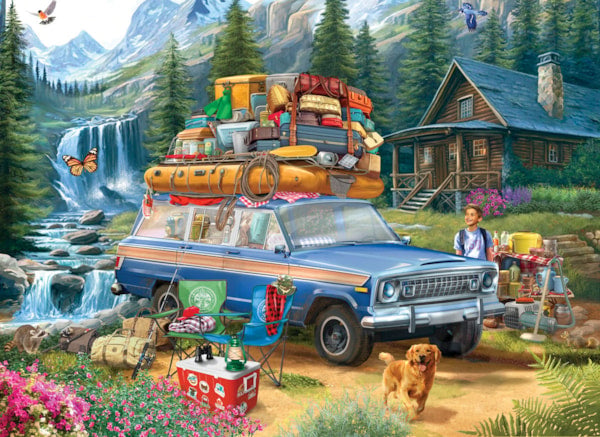 EUROGRAPHICS: Loading the Jeep Wagoneer: 1000 Piece Puzzle
