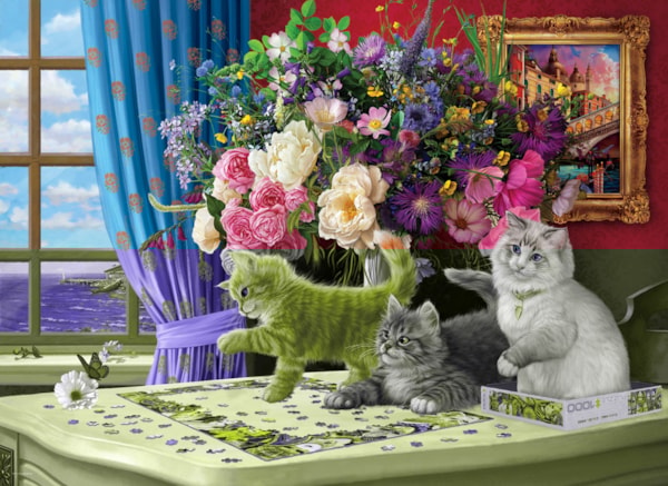 EUROGRAPHICS: Puzzling Cats: 1000 Piece Puzzle