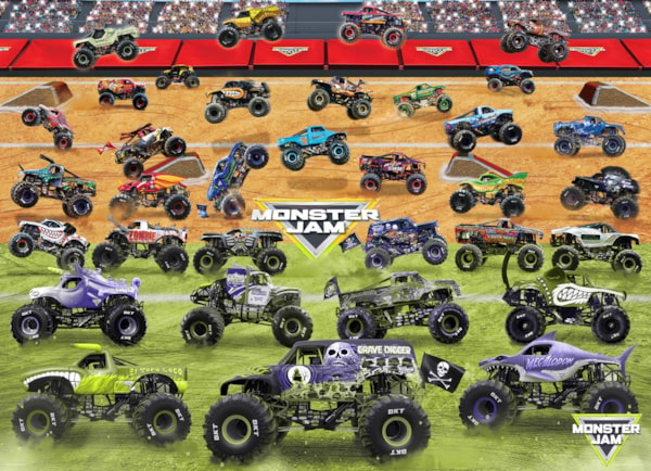 EUROGRAPHICS: Monster Jam Lineup: 1000 Piece Puzzle