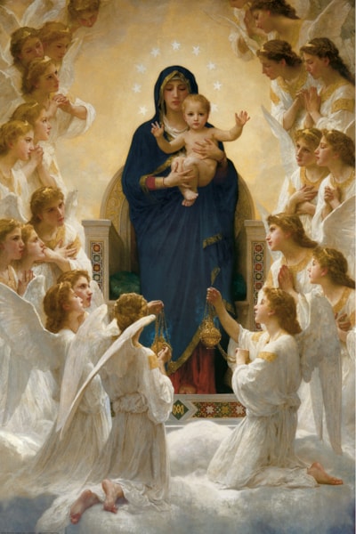 EUROGRAPHICS: Virgin with Angels: 1000 Piece Puzzle