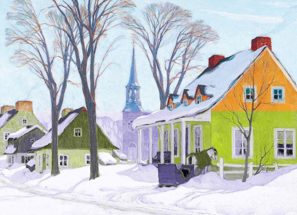 EUROGRAPHICS: Winter Morning in Baie St Paul: 1000 Piece Puzzle