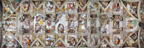 EUROGRAPHICS: Sistine Chapel Ceiling: 1000 Piece Panoramic Puzzle