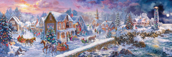 EUROGRAPHICS: Holiday at the Seaside: 1000 Piece Panoramic Puzzle