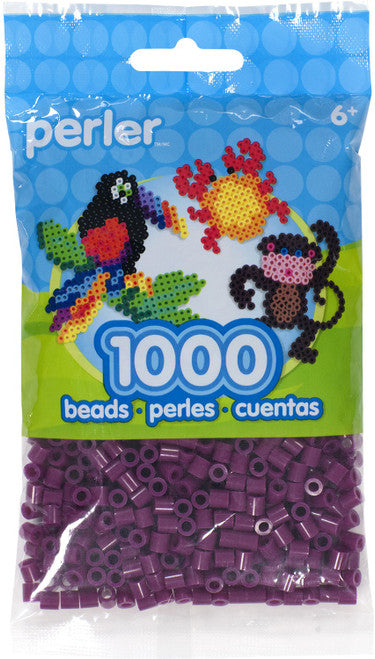 Perler: Eggplant Beads: 1000 Fuse Beads Polybag