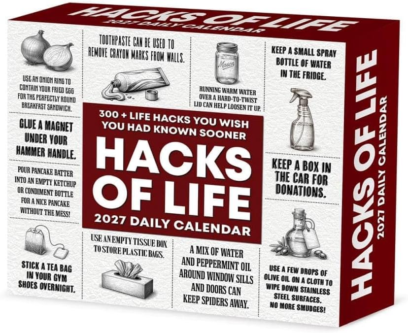 Hacks of Life - 2027 Box Calendar | Willow Creek Press