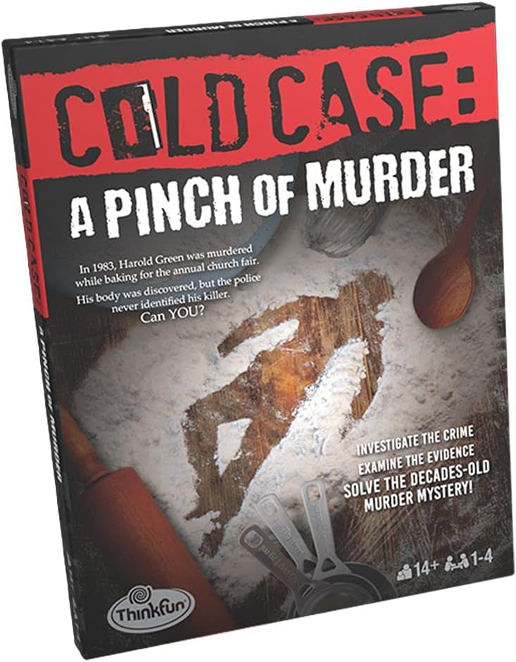 ThinkFun: Cold Case: A Pinch of Murder: Interactive Murder Mystery Game