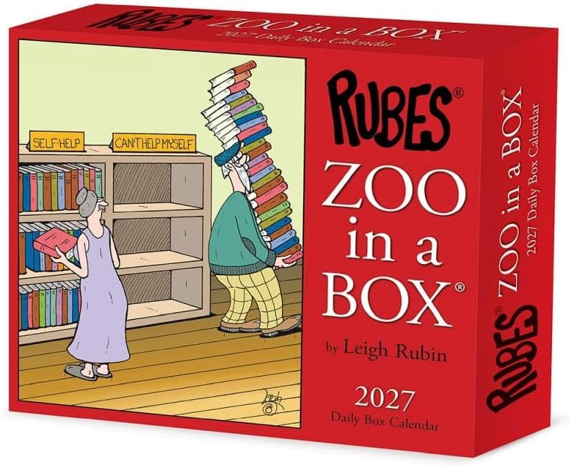 Rubes Zoo in a Box - 2027 Box Calendar | Willow Creek Press