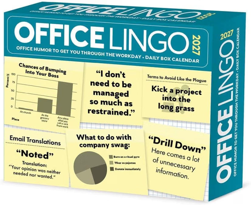 Office Lingo - 2027 Box Calendar | Willow Creek Press