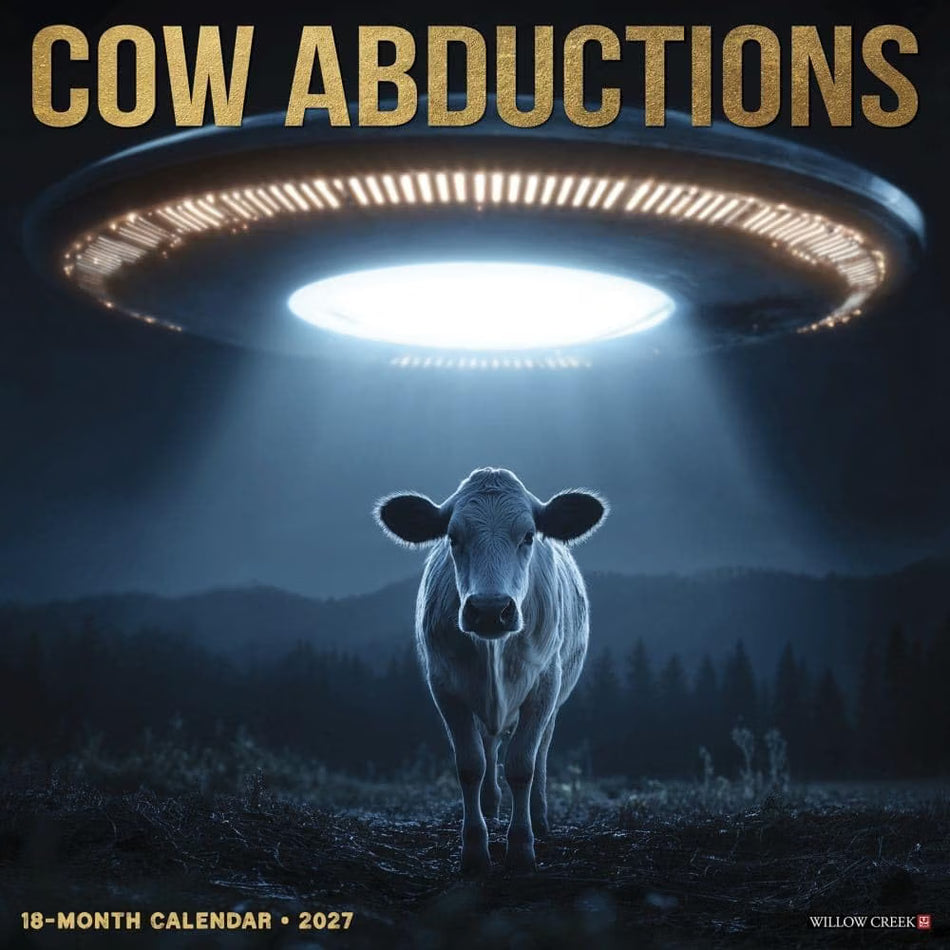 Cow Abductions - 2027 Wall Calendar | Willow Creek Press