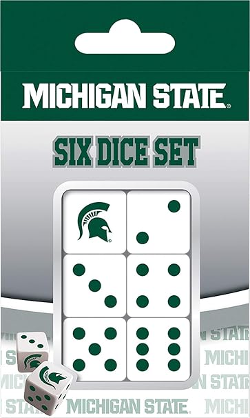 Master Pieces: Michigan State Spartans: Dice Set 19mm