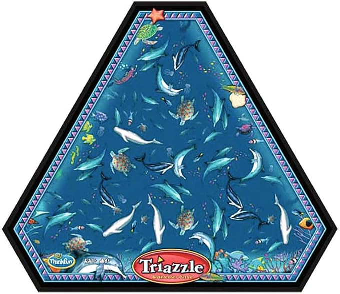 ThinkFun: Triazzle: Picture Matching Brainteaser Puzzle: Dolphins