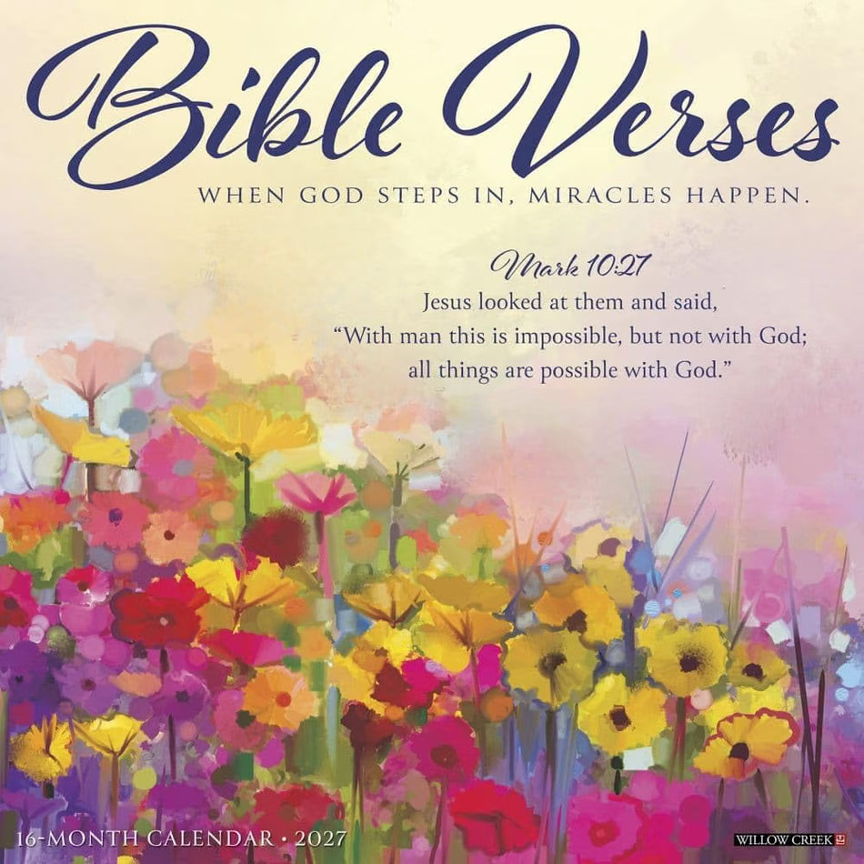 Bible Verses - 2027 Wall Calendar | Willow Creek Press