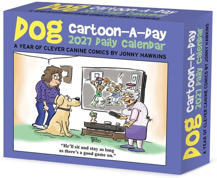 Dog Cartoon A Day - 2027 Box Calendar | Willow Creek Press