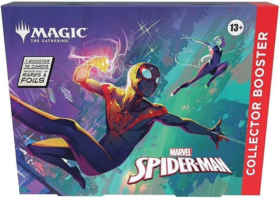 Magic The Gathering: Marvel's Spider-Man - Omega Collector Booster Pack (1 Pack of 15 Cards)