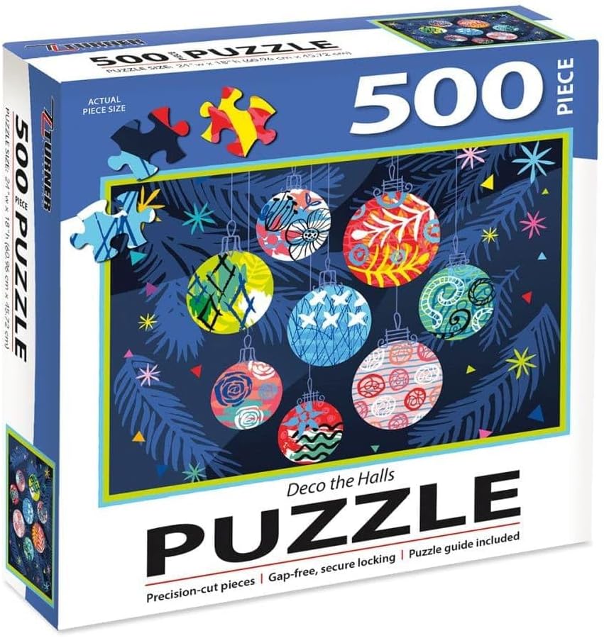 500 Piece Jigsaw Puzzle - Deco The Halls | Turner