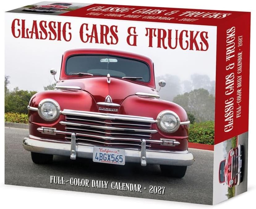 Classic Cars & Trucks - 2027 Box Calendar | Willow Creek Press