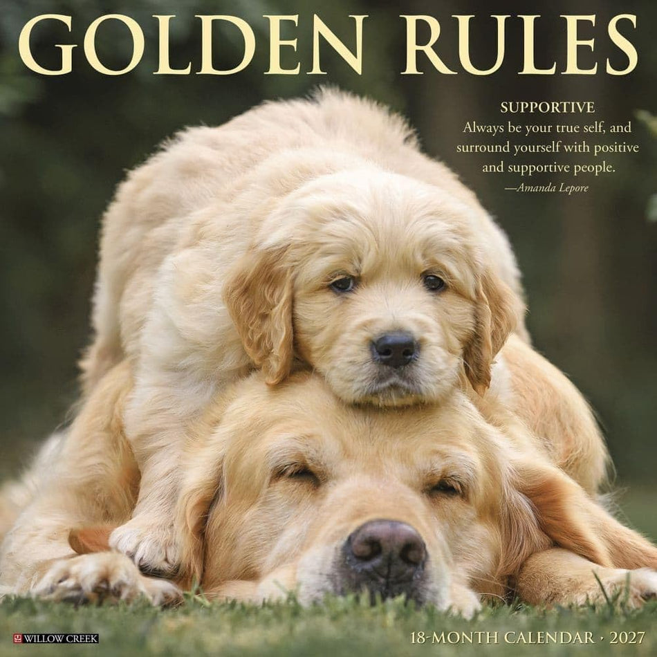 Golden Rules - 2027 Wall Calendar | Willow Creek Press