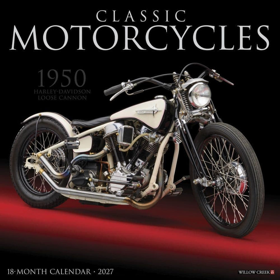 Classic Motorcycles - 2027 Wall Calendar | Willow Creek Press