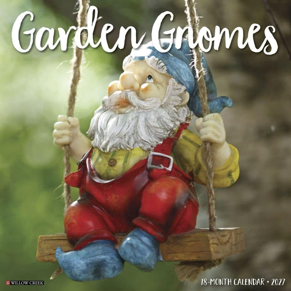 Garden Gnomes - 2027 Wall Calendar | Willow Creek Press