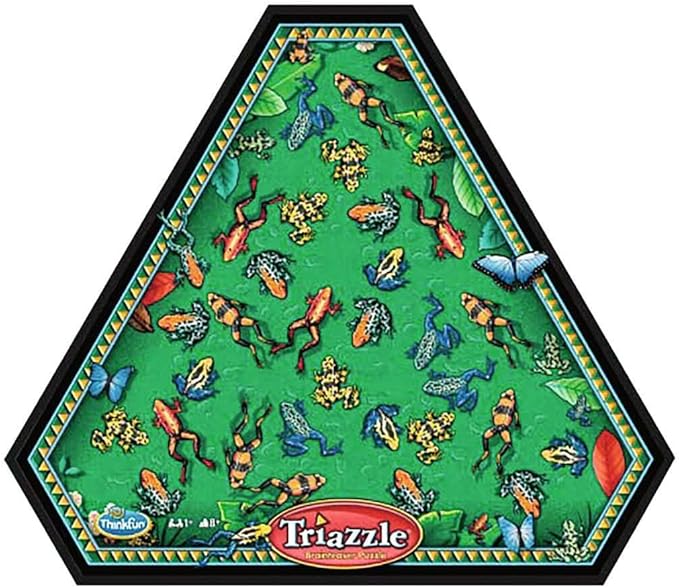 ThinkFun: Triazzle: Picture Matching Brainteaser Puzzle: Frogs