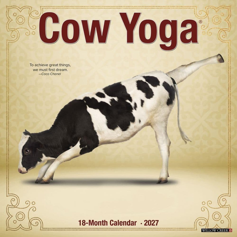 Cow Yoga - 2027 Wall Calendar | Willow Creek Press
