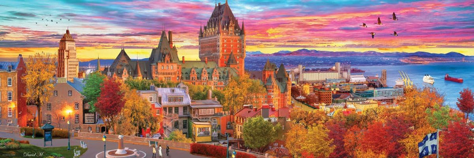 EUROGRAPHICS: Quebec City Panoramic: 1000 Piece Puzzle
