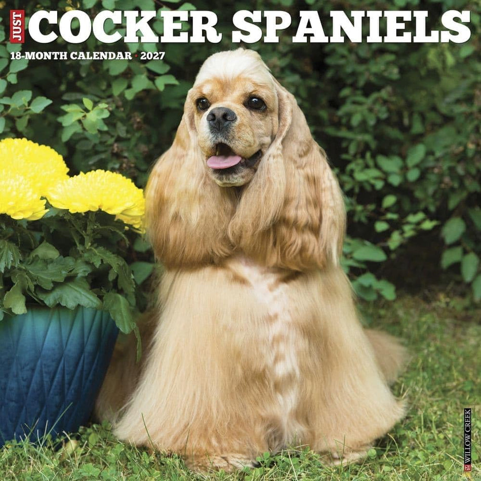 Just Cocker Spaniels - 2027 Wall Calendar | Willow Creek Press