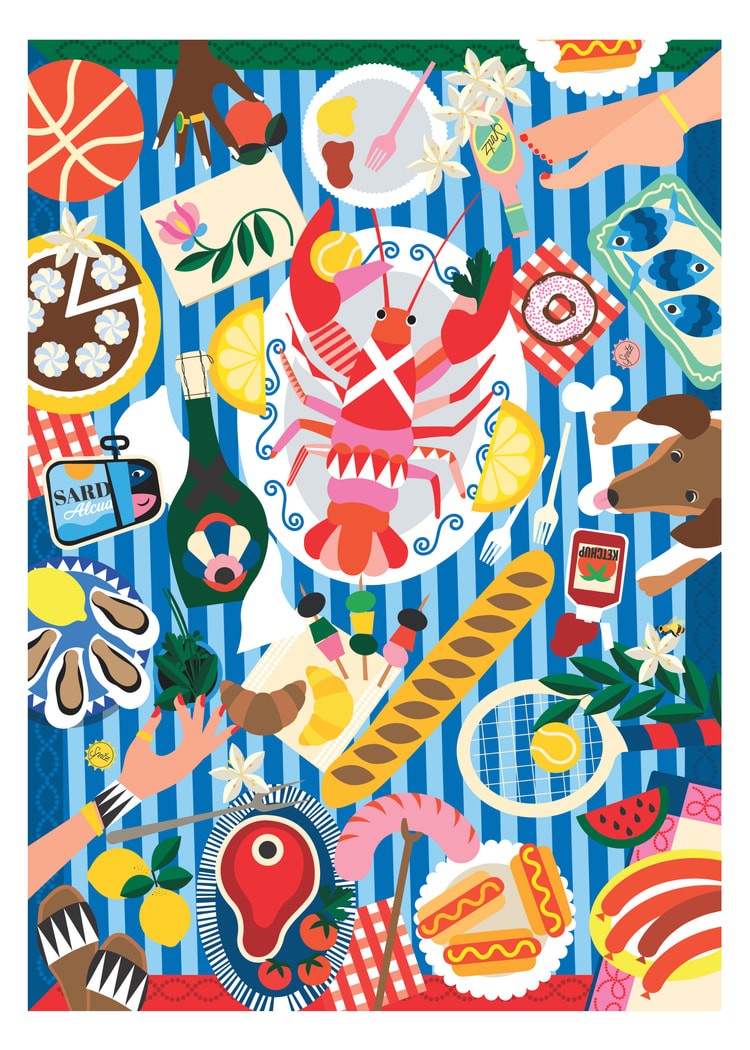 holiyay: Seaside Feast: 1000 Piece Puzzle