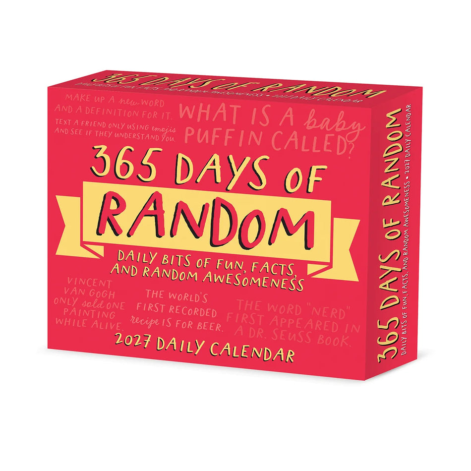 365 Days of Random - 2027 Box Calendar | Willow Creek Press