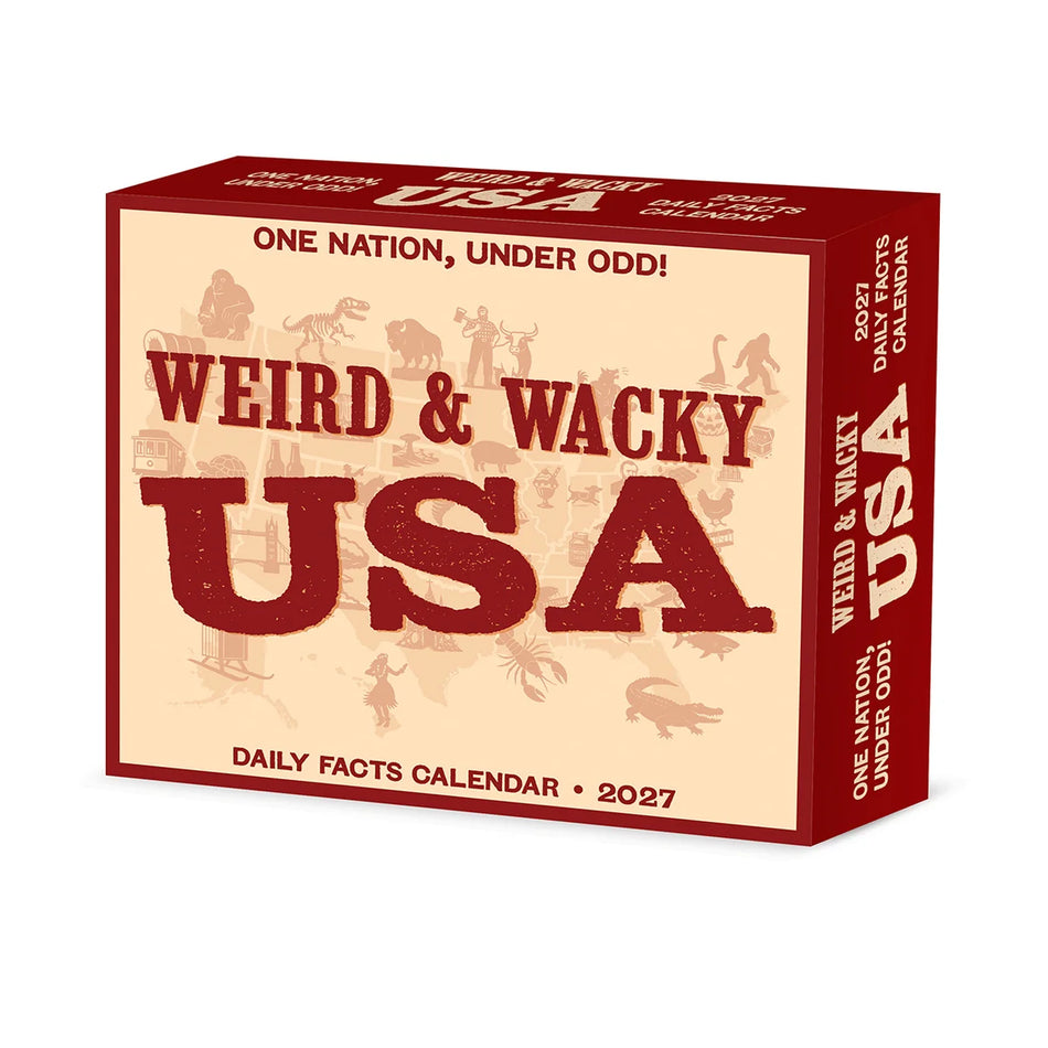 Weird & Wacky USA - 2027 Box Calendar | Willow Creek Press
