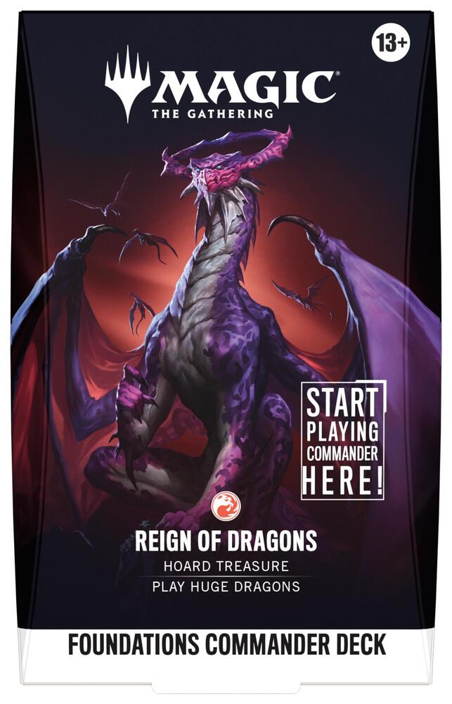 Magic the Gathering - Foundations Commander Deck | Reign of Dragons