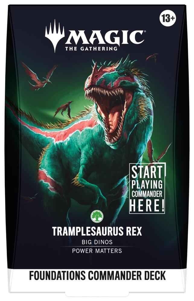 Magic the Gathering - Foundations Commander Deck | Tramplesaurus Rex