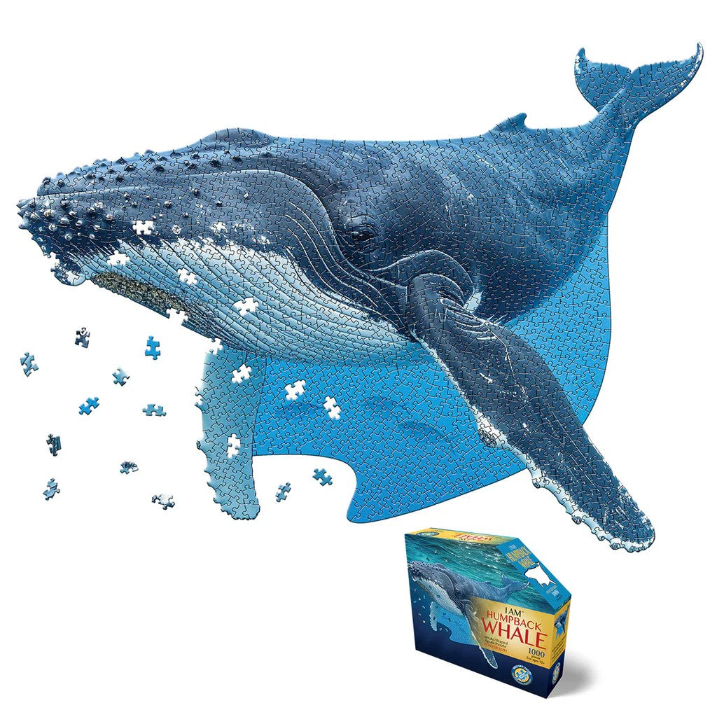 madd capp i am humpback whale 1000-piece shaped jigsaw puzzle