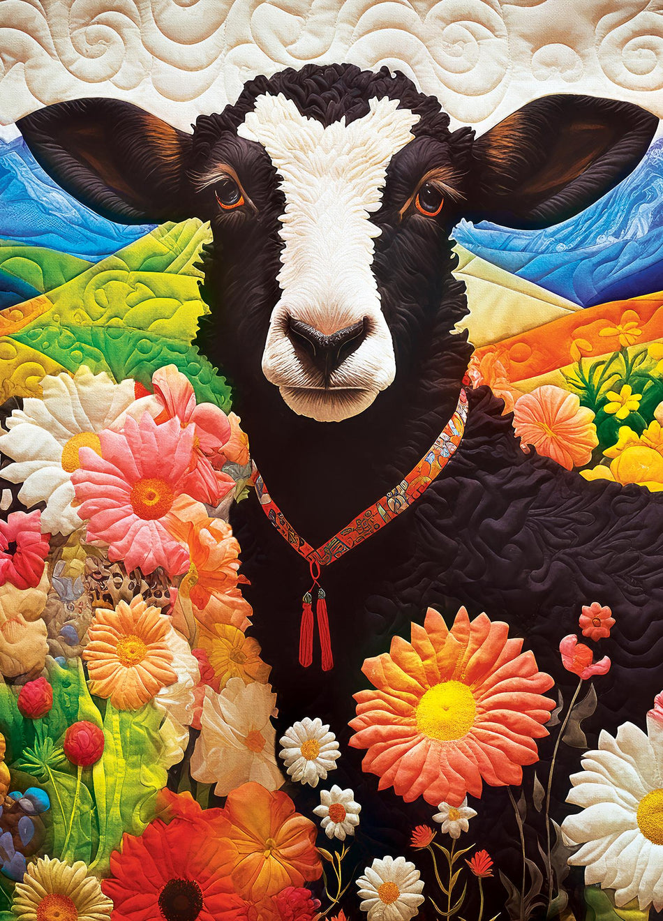 Master Pieces: Quilted- Black Sheep of the Family: 1000 Piece Puzzle