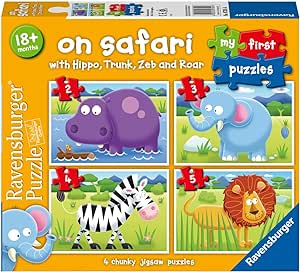 Ravensburger: On Safari: My First Jigsaw Puzzles (2, 3, 4 and 5 Piece)