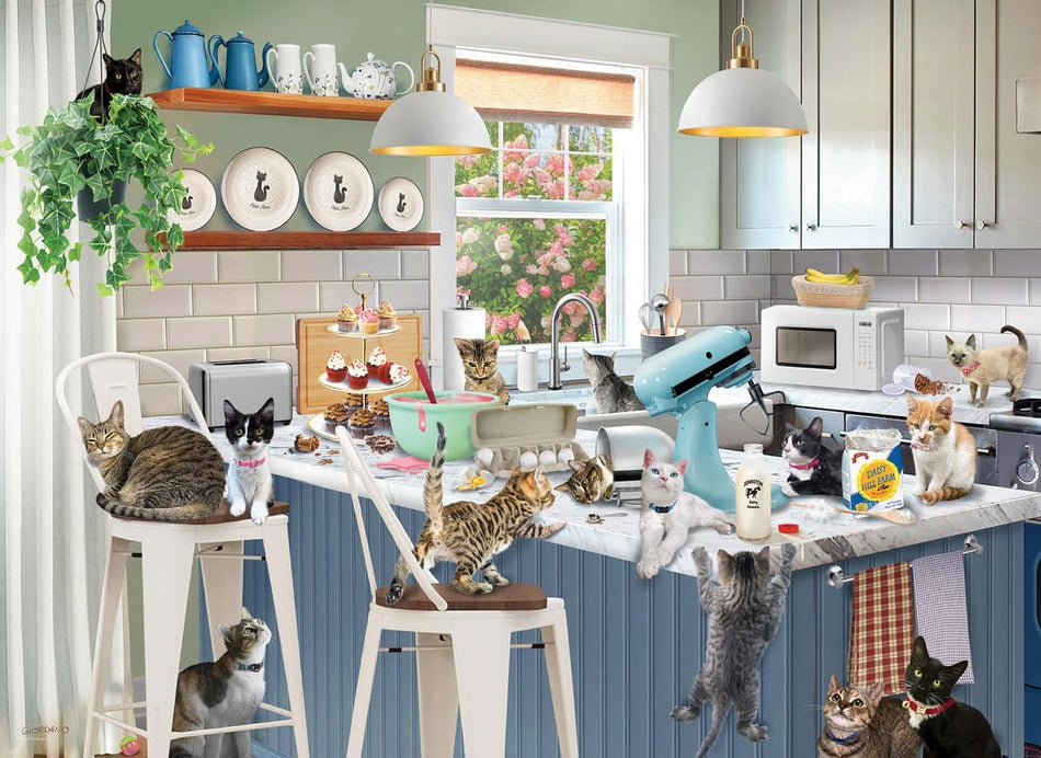 EUROGRAPHICS: Sloppy Kitten Kitchen: 300 Piece Puzzle