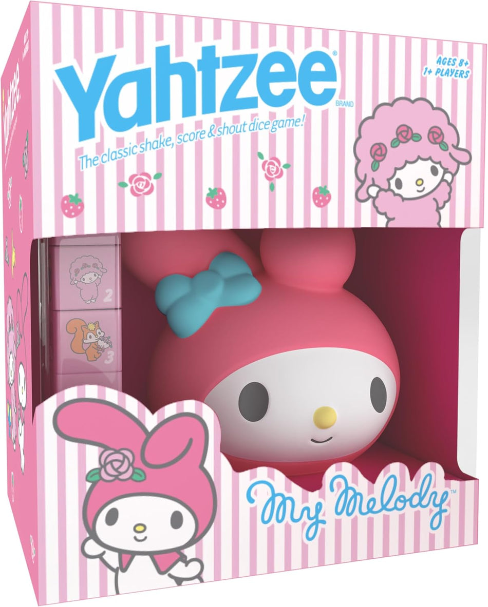 Yahtzee: My Melody Dice Game, Collectible Hello Kitty & Friends Dice Cup