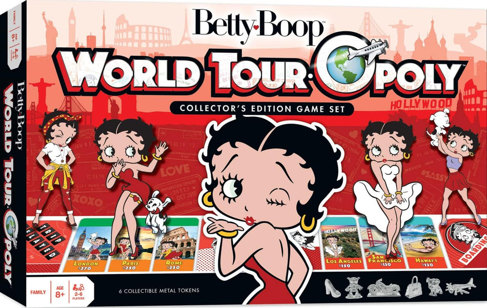 Master Pieces: Betty Boop World Tour Opoly