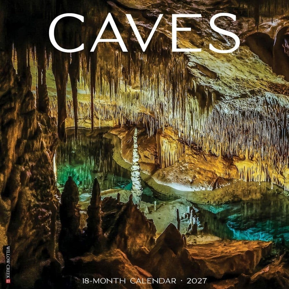 Caves - 2027 Wall Calendar | Willow Creek Press
