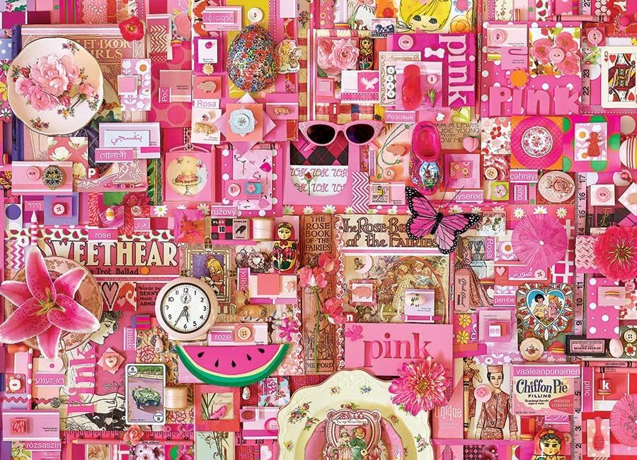 Cobble Hill: Pink: 1000 Piece Puzzle