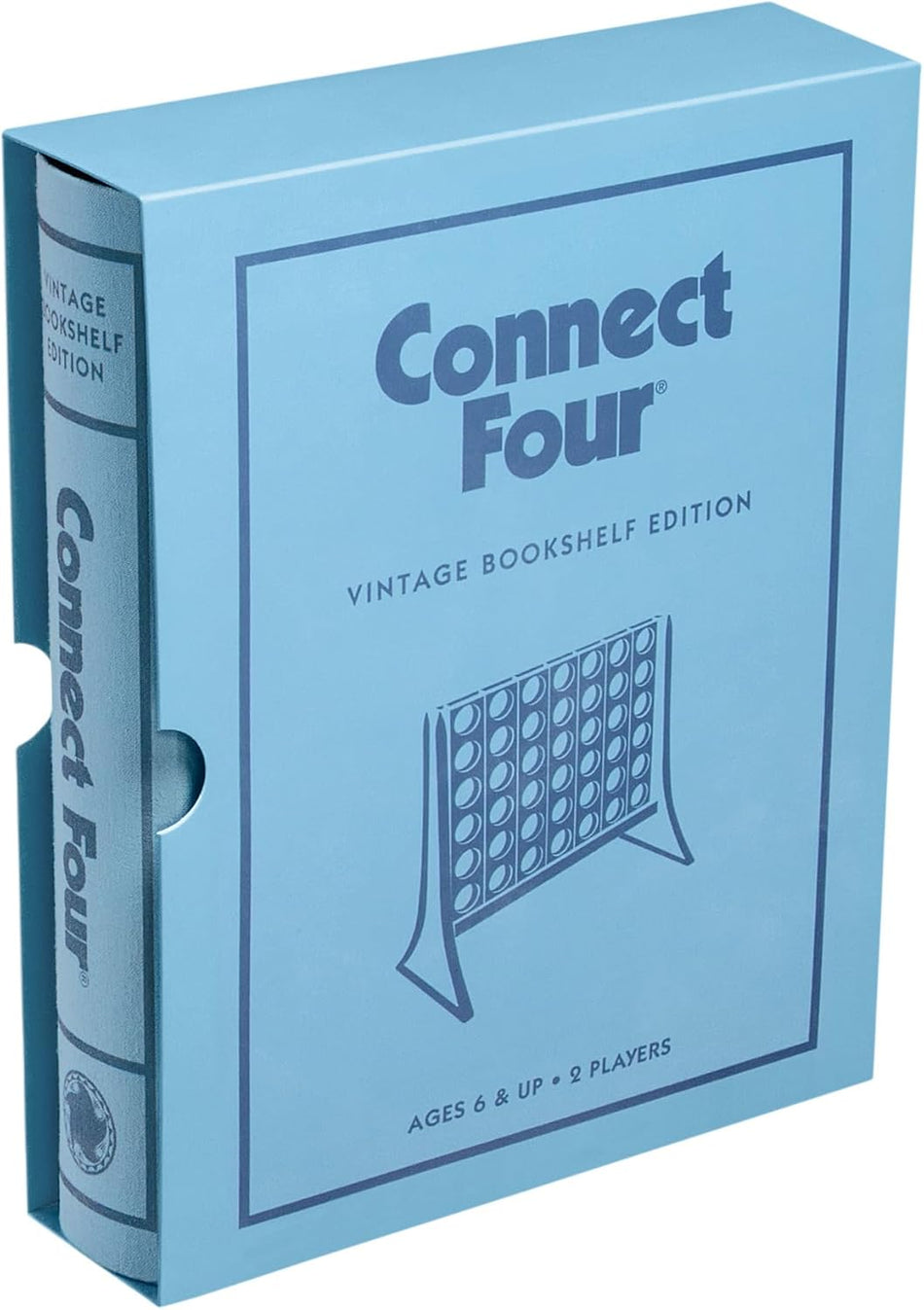 WS Game Company: Connect Four: Vintage Bookshelf Edition