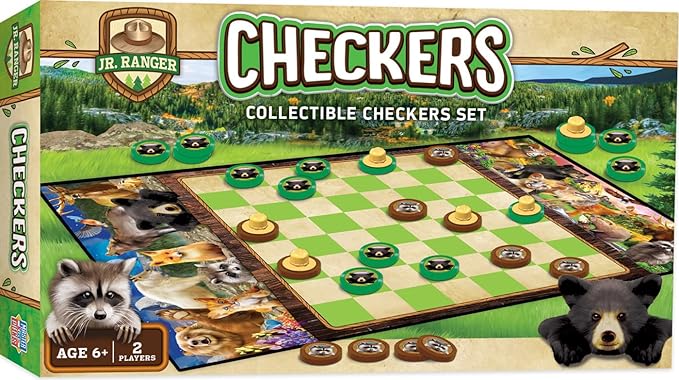 Master Pieces: JR. Ranger Checkers – Puzzled Gamer