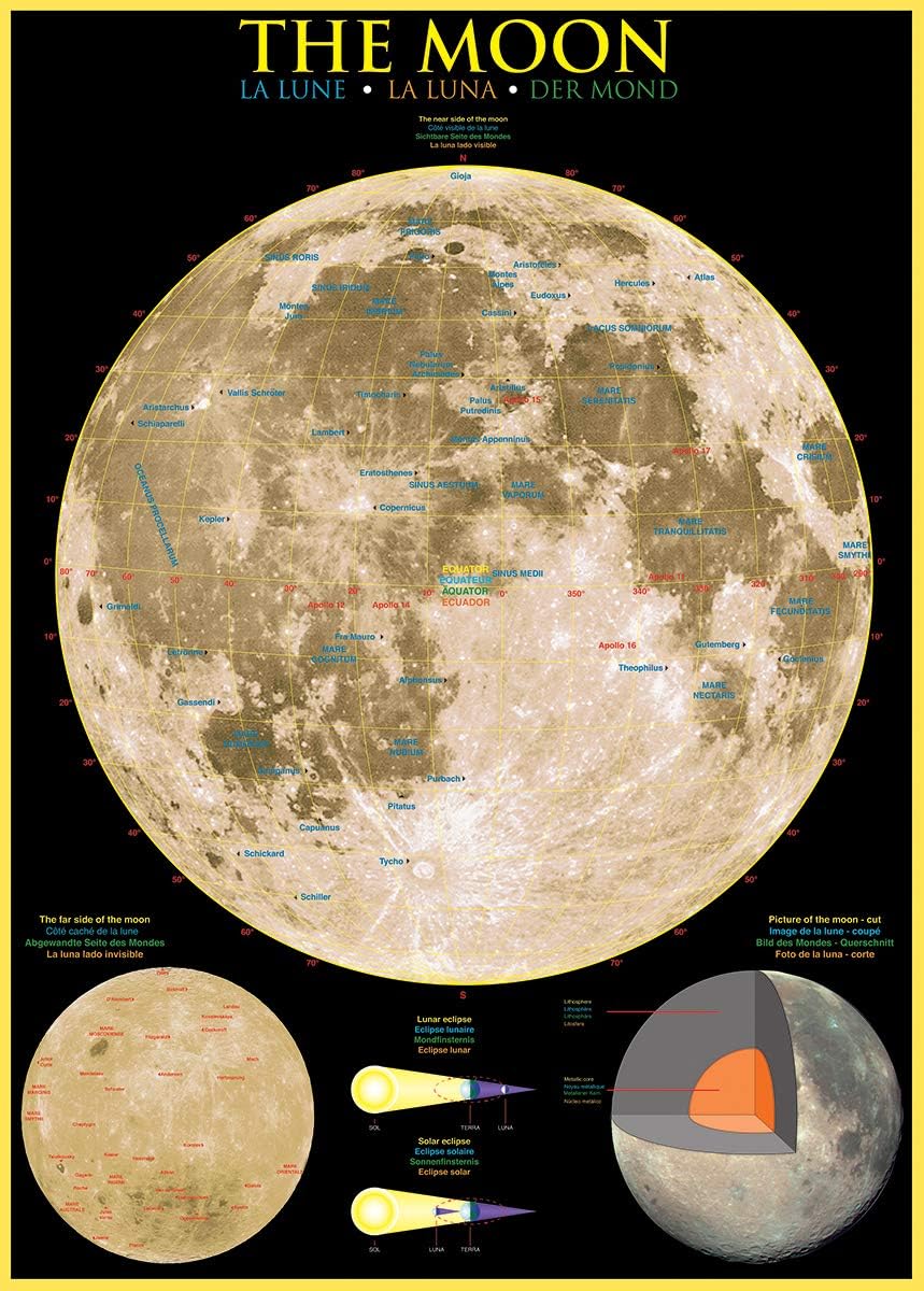 EUROGRAPHICS: The Moon: 1000 Piece Puzzle