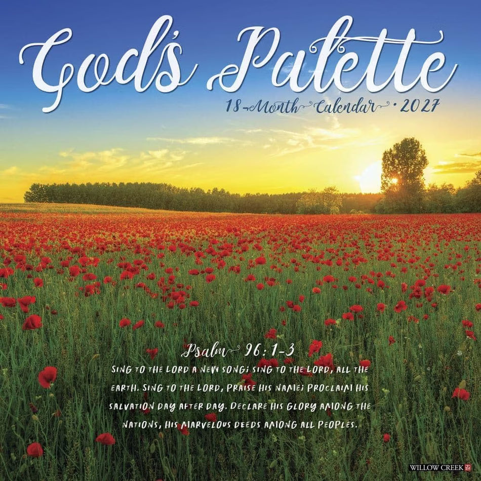 God's Palette - 2027 Wall Calendar | Willow Creek Press