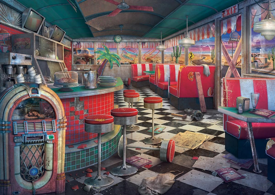 Ravensburger: Abandoned Series: Decaying Diner: 1000 Piece Puzzle